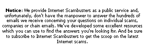 Scambusters contact
