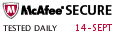 HACKER SAFE certified sites prevent over 99.9% of hacker crime.